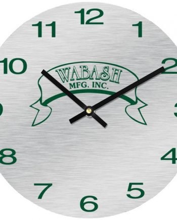 11 3/4" dia. Horloge Aluma-Tech murale rond | Jobox Media