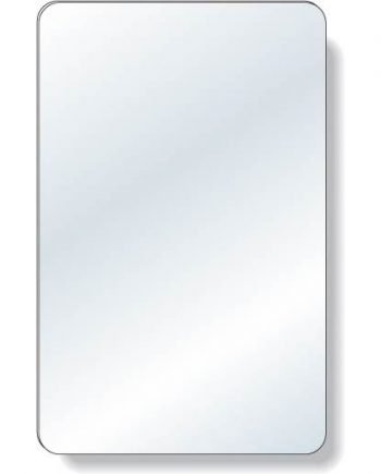 Miroir aimanté en plastique copolyester incassable .040 / coins ronds Non imprimé | Jobox Media