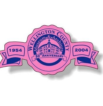 Étiquettes en rouleaux formes standard rose fluorescent - banderole anniversaire Impression flexographique | Jobox Media