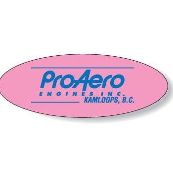 Étiquettes formes standard en rouleau sur rose fluorescent - Ovale Impression flexographique | Jobox Media